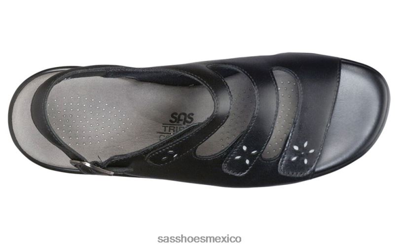 mx SAS mujer versátil sandalia quatro destalonada negro LVV46130