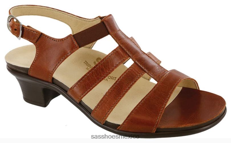 mx SAS mujer versátil sandalias allegro con correa en el talón castaña LVV46124