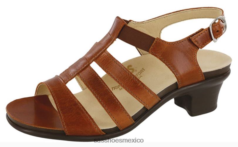 mx SAS mujer versátil sandalias allegro con correa en el talón castaña LVV46124