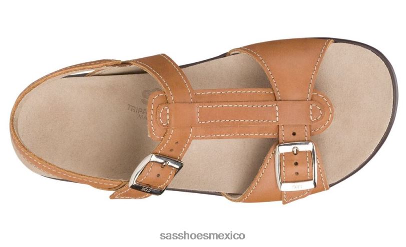mx SAS mujer versátil sandalias captiva con correa en T caramelo LVV46151