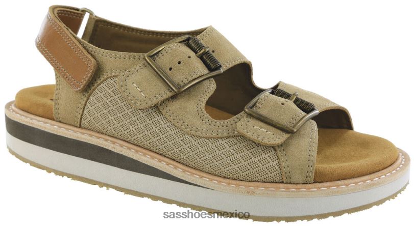 mx SAS mujer versátil sandalias con correa de tacón conga overol LVV46403