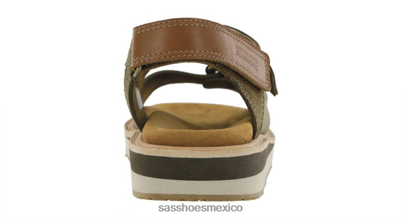mx SAS mujer versátil sandalias con correa de tacón conga salvia del desierto LVV46404