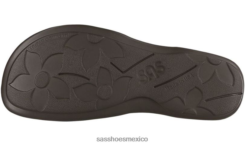 mx SAS mujer versátil sandalias con tira en T y tréboles azul marino multi LVV46159