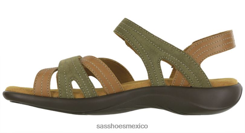 mx SAS mujer versátil sandalias con tira en el talón salvia del desierto LVV4659