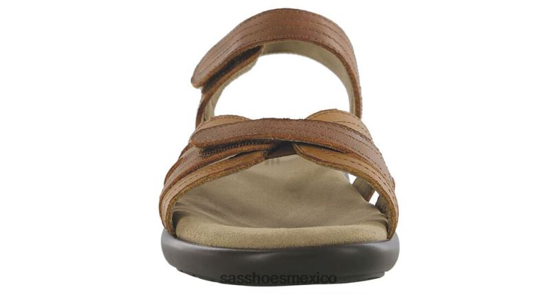 mx SAS mujer versátil sandalias con tira en el talón sepia LVV4662