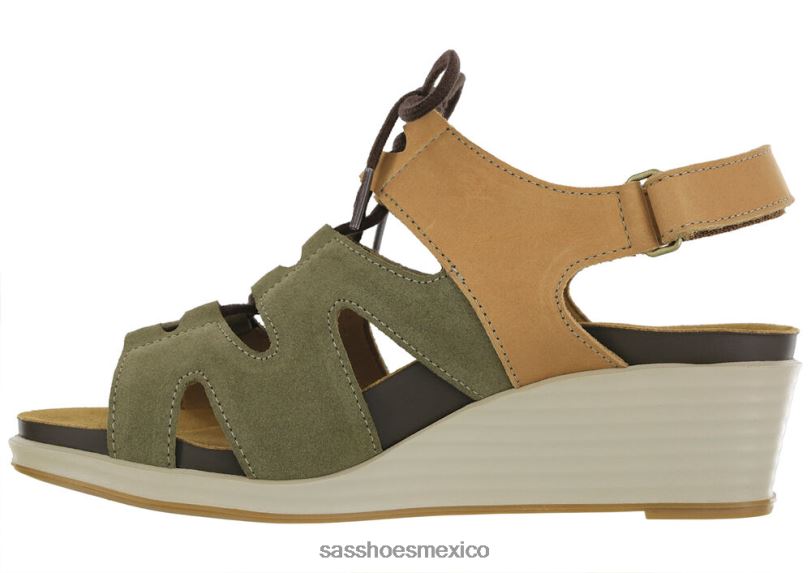mx SAS mujer versátil sandalias de cuña con cordones sedona artemisa LVV46436