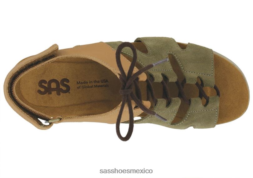 mx SAS mujer versátil sandalias de cuña con cordones sedona artemisa LVV46436
