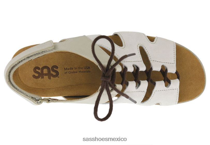 mx SAS mujer versátil sandalias de cuña con cordones sedona madera a la deriva LVV46435