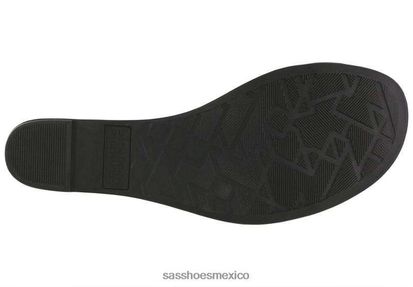 mx SAS mujer versátil sandalias de cuña con cordones sedona negro/brillante LVV46429
