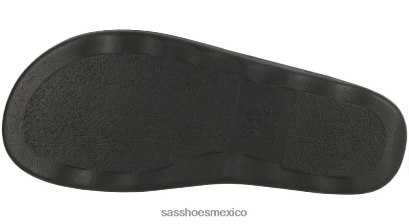 mx SAS mujer versátil sandalias holgadas con correa en el talón azul plateado LVV46118