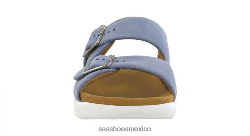 mx SAS mujer versátil sandalias holgadas con correa en el talón cielo puerto LVV46111