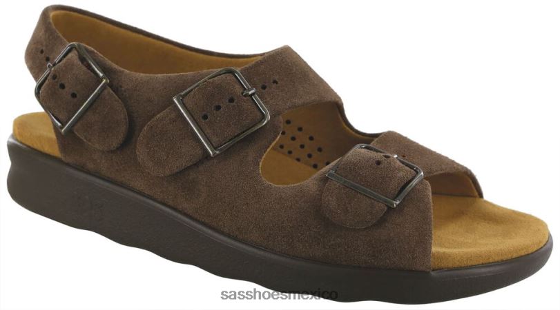 mx SAS mujer versátil sandalias holgadas con correa en el talón osito de peluche LVV46110