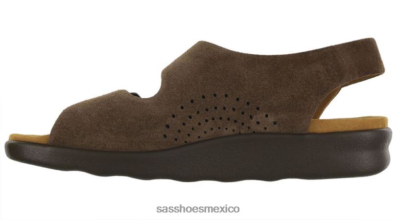 mx SAS mujer versátil sandalias holgadas con correa en el talón osito de peluche LVV46110