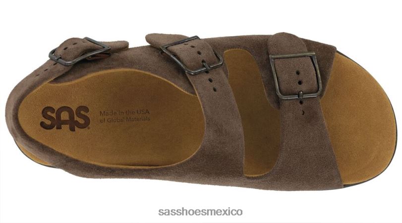 mx SAS mujer versátil sandalias holgadas con correa en el talón osito de peluche LVV46110