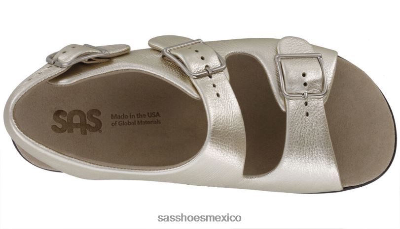mx SAS mujer versátil sandalias holgadas con correa en el talón rayo de sol LVV46108