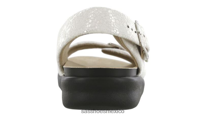 mx SAS mujer versátil sandalias holgadas con correa en el talón vainilla LVV46119
