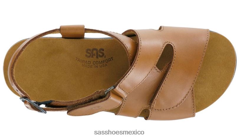 mx SAS mujer versátil sandalias huggy con tiras cruzadas caramelo LVV46166