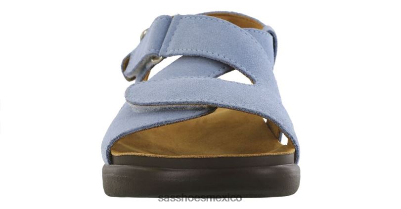 mx SAS mujer versátil sandalias huggy con tiras cruzadas cielo puerto LVV46163
