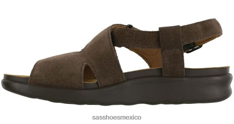 mx SAS mujer versátil sandalias huggy con tiras cruzadas osito de peluche LVV46162