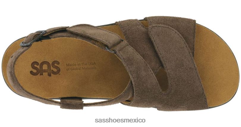 mx SAS mujer versátil sandalias huggy con tiras cruzadas osito de peluche LVV46162