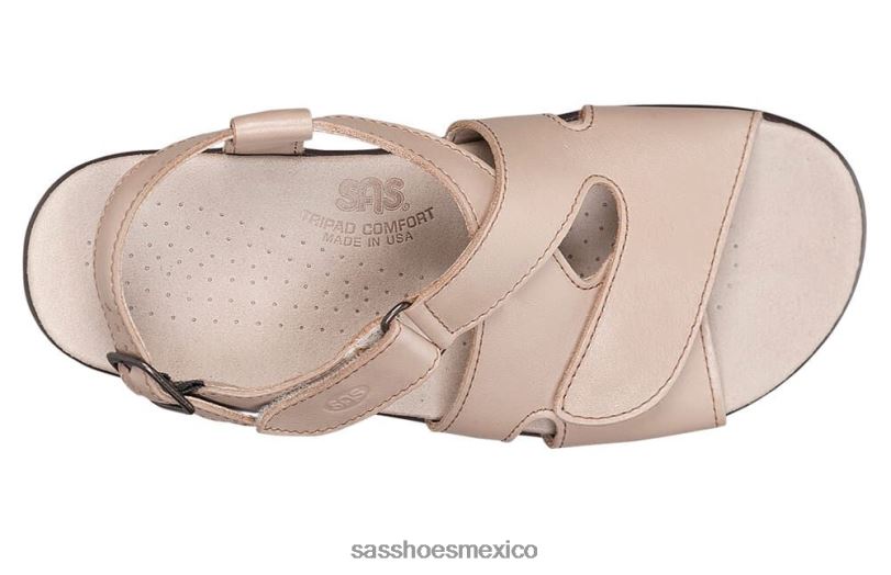 mx SAS mujer versátil sandalias huggy con tiras cruzadas trufa LVV46164
