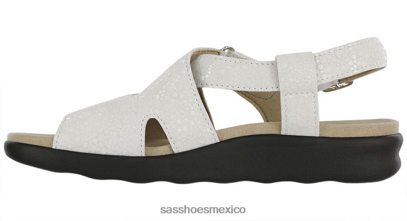 mx SAS mujer versátil sandalias huggy con tiras cruzadas vainilla LVV46168