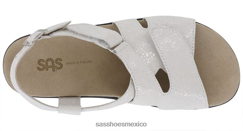mx SAS mujer versátil sandalias huggy con tiras cruzadas vainilla LVV46168