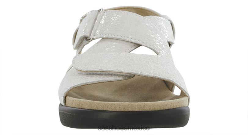 mx SAS mujer versátil sandalias huggy con tiras cruzadas vainilla LVV46168