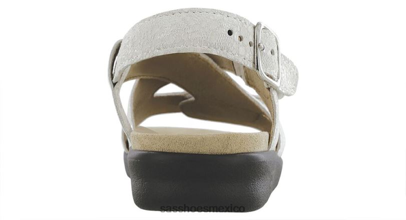 mx SAS mujer versátil sandalias huggy con tiras cruzadas vainilla LVV46168