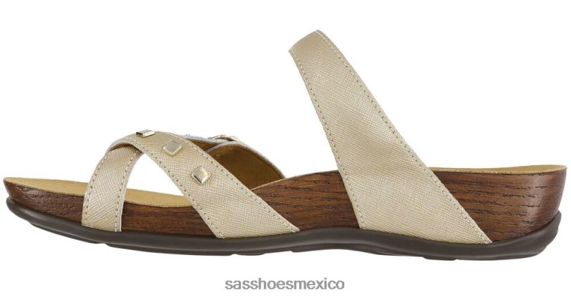 mx SAS mujer versátil sandalias jett toe loop oro metalizado LVV46134