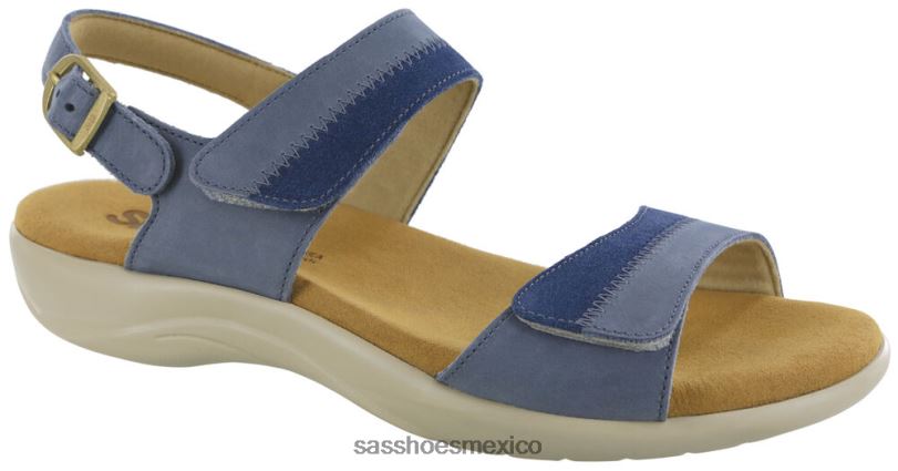 mx SAS mujer versátil sandalias nudu con correa en el talón Oceanía LVV46102