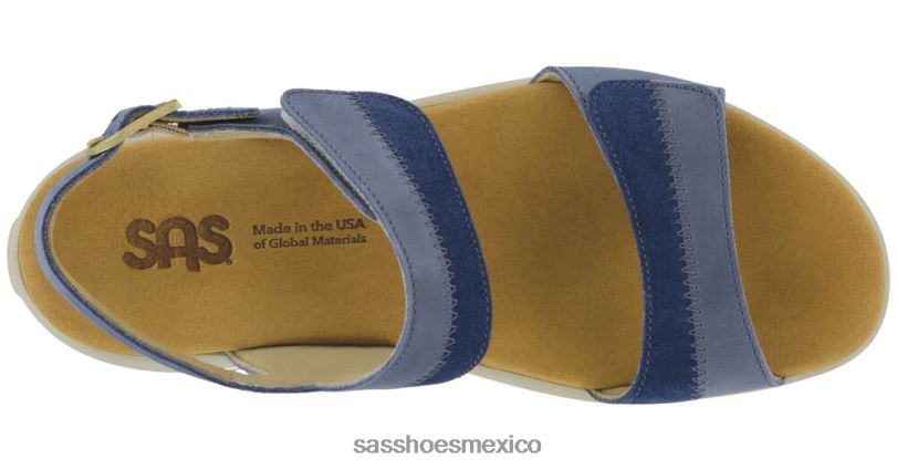 mx SAS mujer versátil sandalias nudu con correa en el talón Oceanía LVV46102