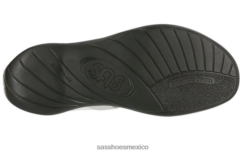 mx SAS mujer versátil sandalias nudu con correa en el talón blanco LVV4697