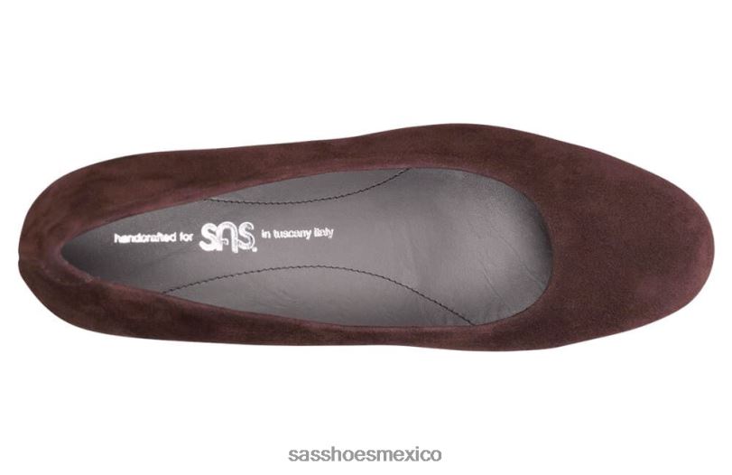 mx SAS mujer inspirado bomba de cuña sofía marrón LVV46318