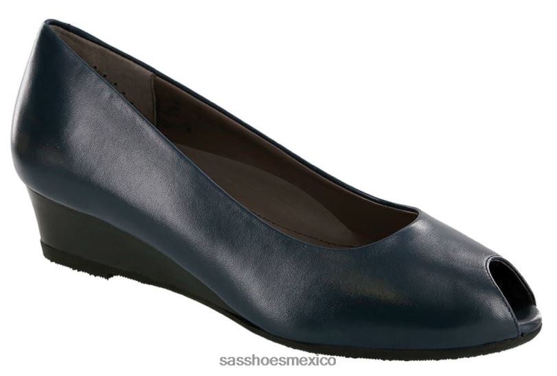 mx SAS mujer inspirado cuña scarlett peep toe Armada LVV46373
