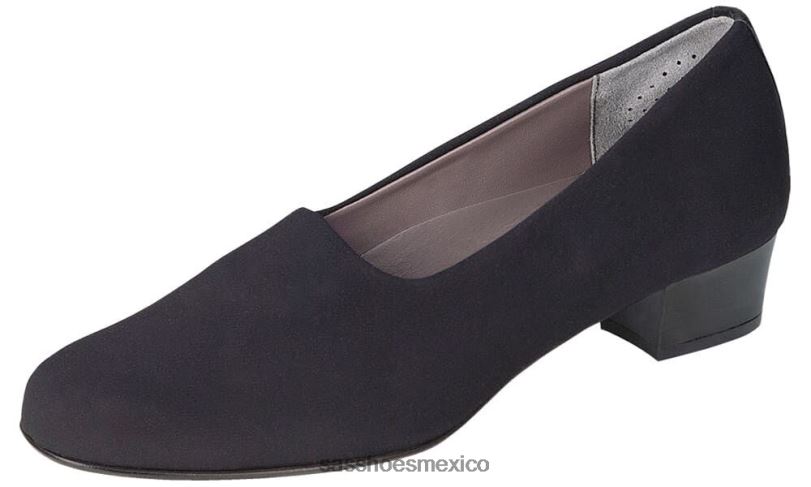 mx SAS mujer inspirado lucia slip on heel negro LVV46350