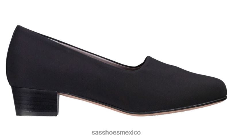 mx SAS mujer inspirado lucia slip on heel negro LVV46350