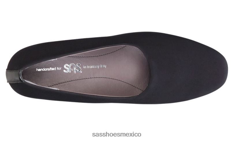 mx SAS mujer inspirado lucia slip on heel negro LVV46350