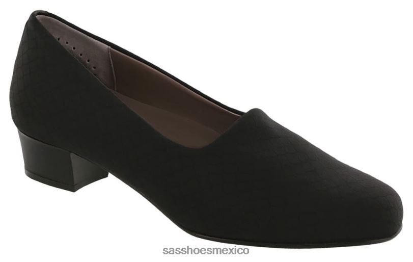 mx SAS mujer inspirado lucia slip on heel serpiente negra LVV46351
