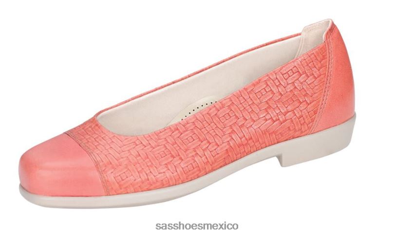 mx SAS mujer inspirado mocasín sin cordones maui melón LVV46390