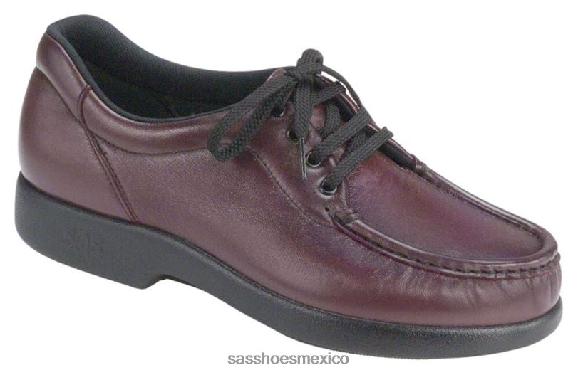 mx SAS mujer inspirado mocasines con cordones Take Time vino antiguo LVV46271