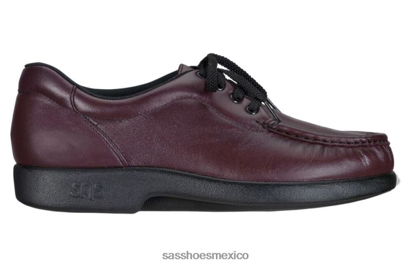 mx SAS mujer inspirado mocasines con cordones Take Time vino antiguo LVV46271