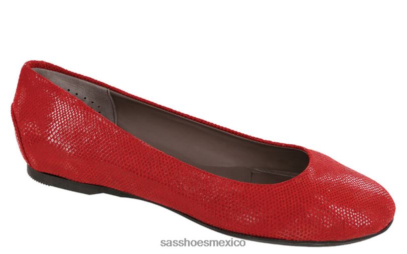 mx SAS mujer inspirado mocasines sin cordones con encaje colorete LVV46381