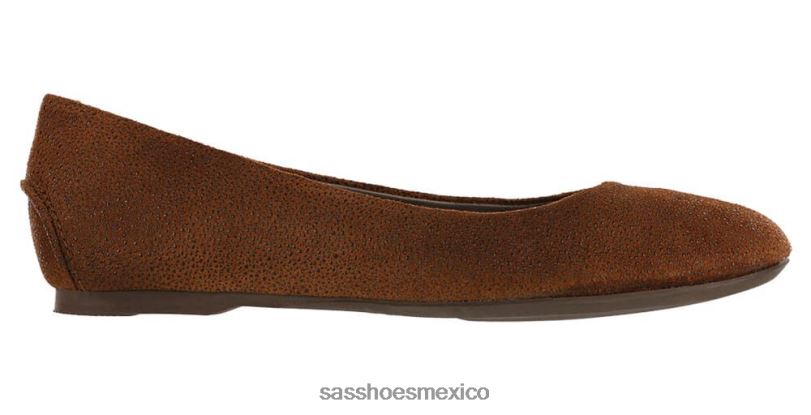 mx SAS mujer inspirado mocasines sin cordones con encaje marron oscuro LVV46382