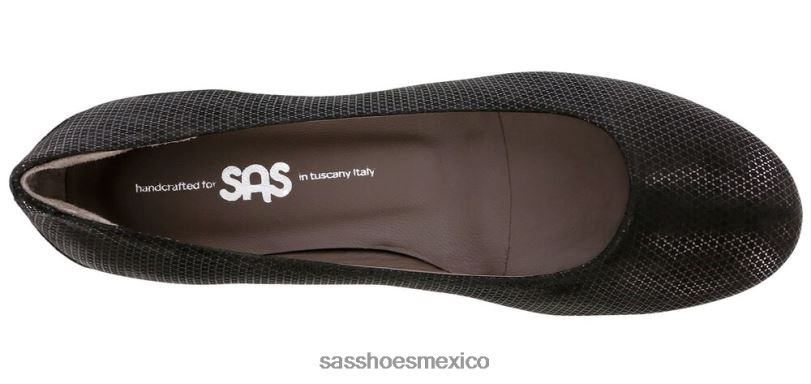 mx SAS mujer inspirado mocasines sin cordones con encaje ónix LVV46387