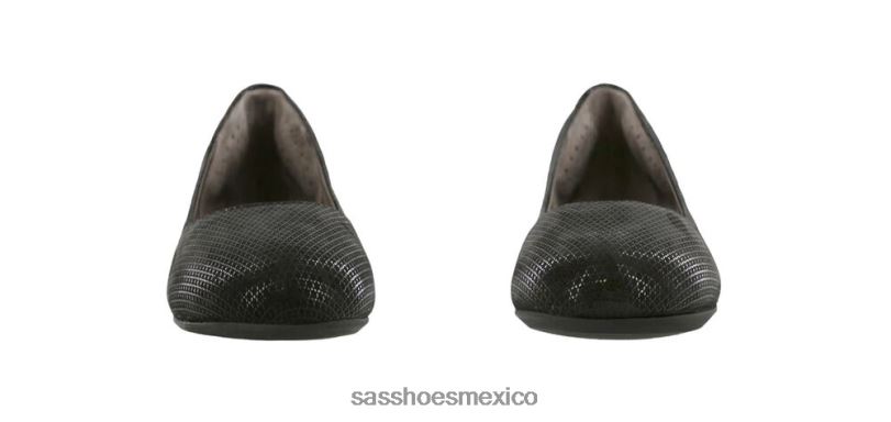 mx SAS mujer inspirado mocasines sin cordones con encaje ónix LVV46387