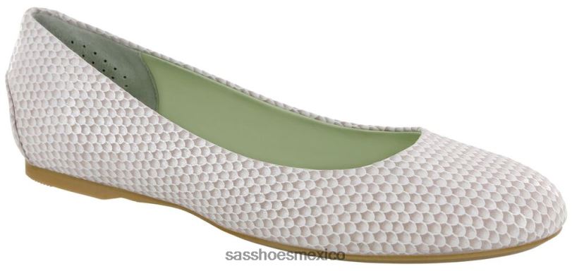 mx SAS mujer inspirado mocasines sin cordones con encaje vieira beige LVV46384