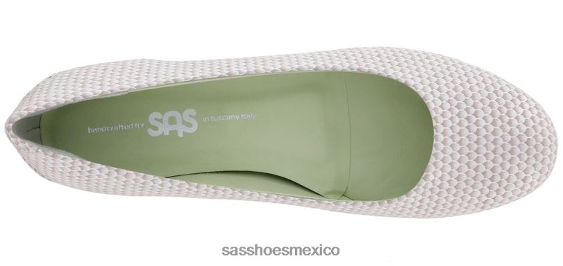mx SAS mujer inspirado mocasines sin cordones con encaje vieira beige LVV46384