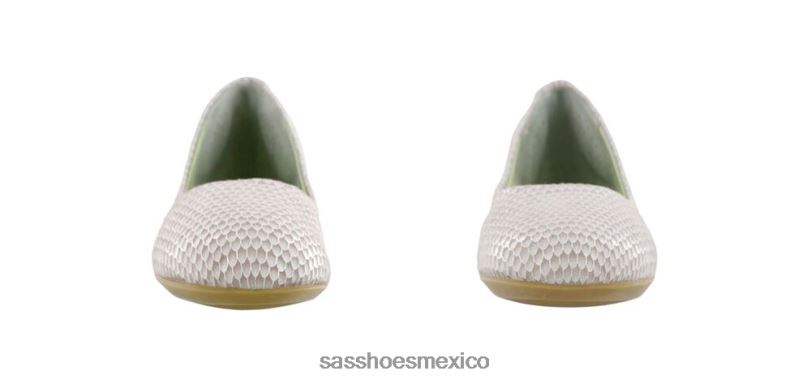 mx SAS mujer inspirado mocasines sin cordones con encaje vieira beige LVV46384