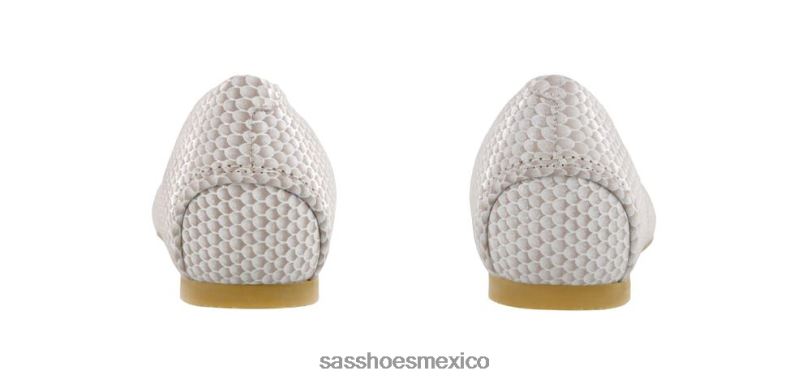 mx SAS mujer inspirado mocasines sin cordones con encaje vieira beige LVV46384